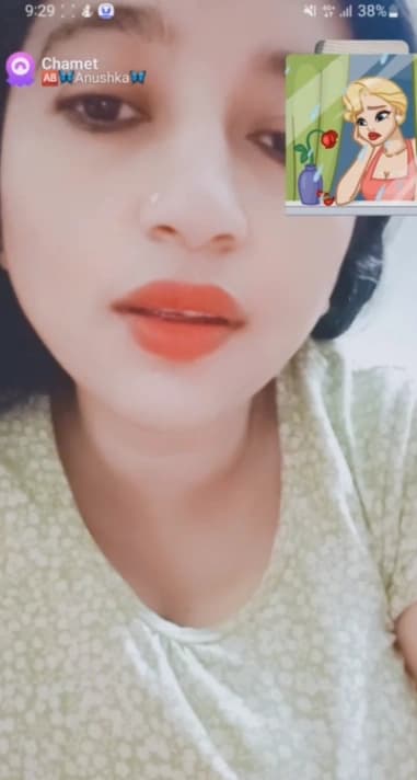 Desi Chamet babe Anshuka 121 nude video showing boobs and rubbing pussy with face