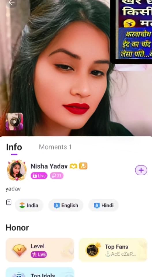 Nisha Yadav Chamet Leaked Video Call Showing and Squeezing Her Big Boobs Live