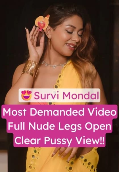 Survi Mondal Leaked Nude Video Legs Spread Clear Pussy and Pouring Drink from Boobs