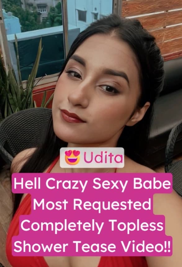 Desi Influencer Udita Leaked Shower Tease Wet Boobs and Pussy Exposed